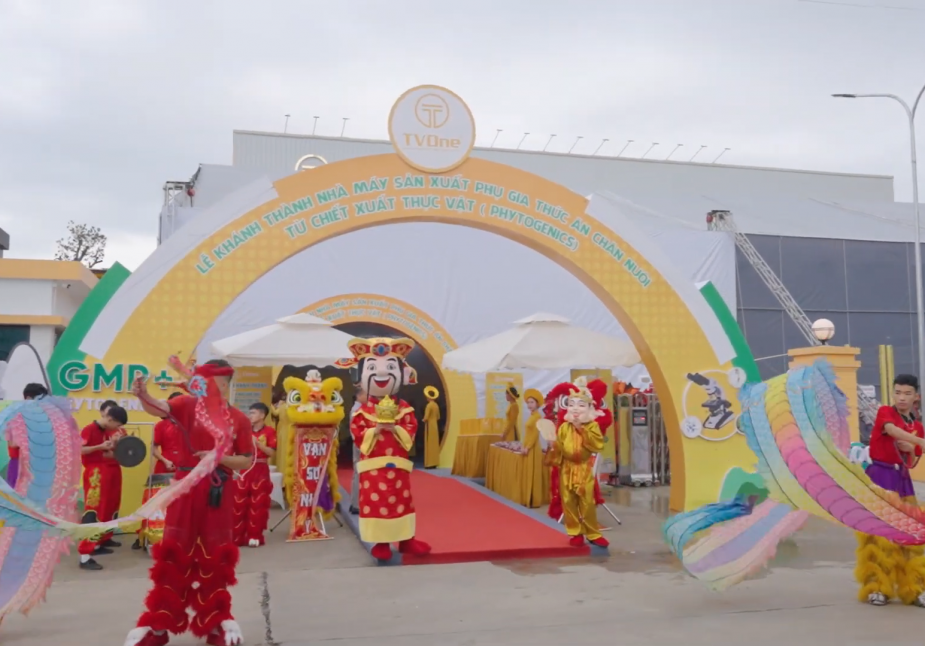 TVONE KHÁNH THÀNH NHÀ MÁY SẢN XUẤT PHỤ GIA PHYTOGENICS TẠI PHÚ THỌ - BƯỚC TIẾN MỚI CHO NGÀNH CHĂN NUÔI VIỆT NAM